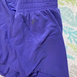 Asics Women's Athletic Shorts - Purple